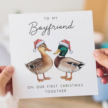 Boyfriend First Christmas Together Card, 3 of 3