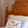 Piped Linen Cushion Cover 'The Tiger's Head', thumbnail 2 of 5
