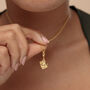 18ct Gold Vintage Camera Charm Necklace, thumbnail 1 of 7