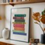 Leeds Book Stack Art Print, thumbnail 3 of 6