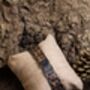 Kyoto Engraved Stainless Steel And Walnut Wood Bracelet, thumbnail 4 of 7