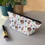 Angela Lansbury Patterned Make Up Bag, thumbnail 5 of 7