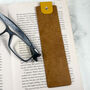 Personalised Leather Bookmark For Teacher, thumbnail 6 of 7