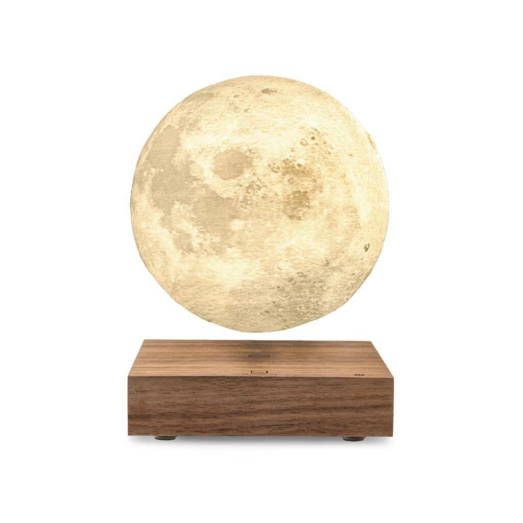 3D Printing Moon Lamp with Remote Control & Wooden Base 2 Colors Magnetic Levitating Moon Lamp 6 in Night Light for Home Decor B Creative Gift for Christmas and New Year LOGROTATE Moon Light 