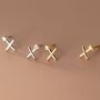 Birthday Kisses Sterling Silver Stud Earrings, thumbnail 3 of 8