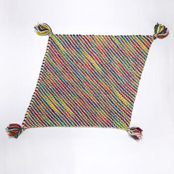 Ellie Rainbow Blanket Easy Knitting Kit, 2 of 9