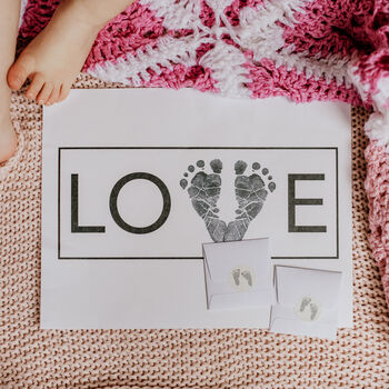 Love Inkless Footprint Keepsake Kit, 3 of 6