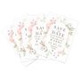 Personalised Wedding Invites 'Save The Date' Soft Floral Set Of 36, thumbnail 5 of 5