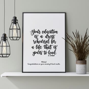 Personalised Exam Results Print Your Education, 4 of 6