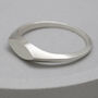 Sterling Silver Signet Ring For Women, thumbnail 12 of 12