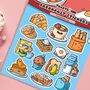 Breakfast Sticker Sheet | Cute Stickers, thumbnail 4 of 5