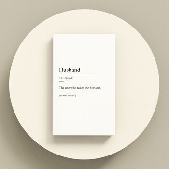 Funny Husband/Wife Alternative Definition Notebook, 3 of 6