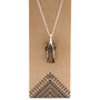 Guardian Angel Pendant Necklace | Tigers Eye, thumbnail 5 of 7