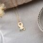 'Strength And Hope' Birthstone Ribbon Necklace, thumbnail 2 of 11