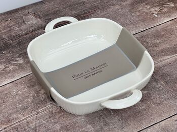 White Square Baking Dish, 27.5cm, 2 of 3