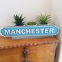 Personalised Wedding City Vintage Wooden Road Signs, thumbnail 6 of 10