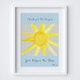 Personalised Teacher Thank You Art Print Gift, thumbnail 7 of 9