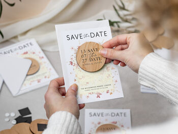 Save The Date Magnet Cards Summer Wedding Wildflower, 9 of 10