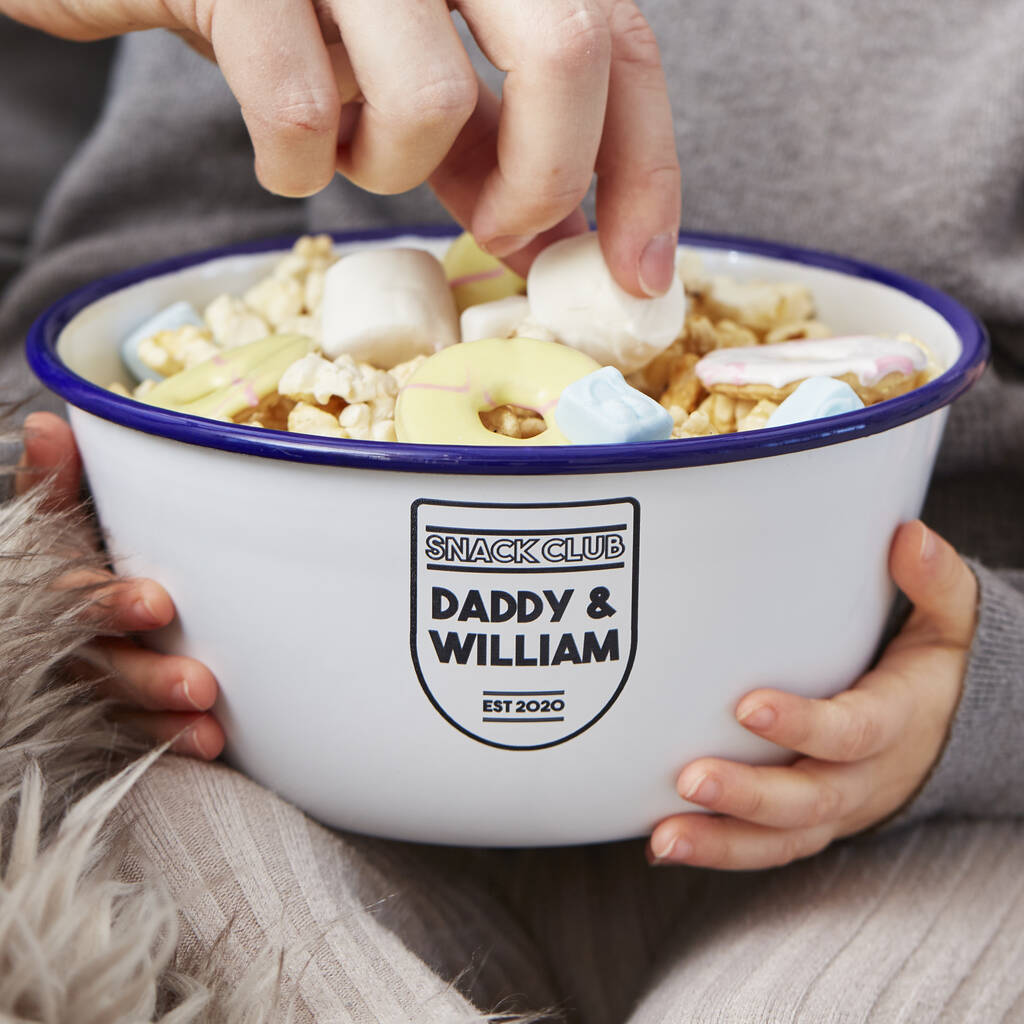 Personalised Snack Club Bowl, 1 of 6