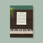 Piano Music Birthday Card | Sheet Music Card, thumbnail 4 of 8