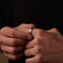 Silver 8 Mm Personalised Band Ring For Men And Women, Thick Silver Ring, thumbnail 7 of 11