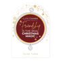 Christmas Crystal Bracelet Gift Friendship Is Christmas Magic, thumbnail 1 of 3