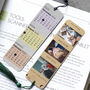 Calendar Date Double Sided Metal Photo Bookmark, thumbnail 3 of 8