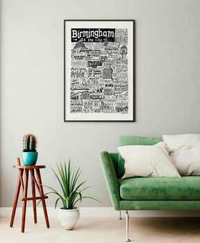 Birmingham Landmarks Print, 6 of 10