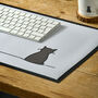 Sitting Cat Desk Mat, thumbnail 2 of 6