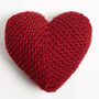 Heart Cushion Knitting Kit, thumbnail 2 of 6