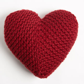 Heart Cushion Knitting Kit, 2 of 6