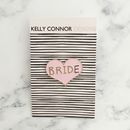 'bride' enamel pin by kelly connor designs | notonthehighstreet.com