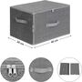 Three Grey Foldable Storage Boxes Basket Bins, thumbnail 8 of 8
