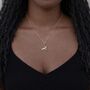 Personalised Gold Plated Sterling Silver Carousel Horse Pendant Necklace, thumbnail 3 of 9