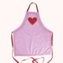 Pink Love Heart Apron, thumbnail 3 of 3