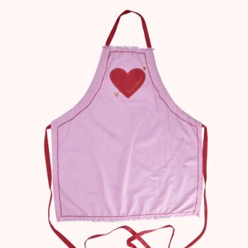 Pink Love Heart Apron, 3 of 3