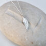 Silver Wing Necklace, thumbnail 1 of 3