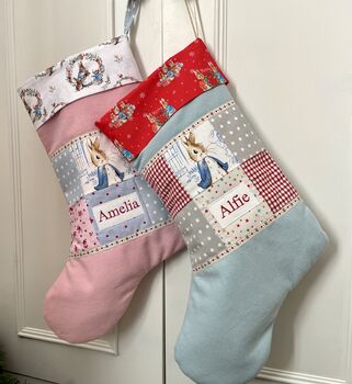 Patchwork Christmas Stocking, 3 of 6