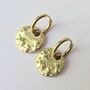 Celestial Huggie Hoop Earrings, thumbnail 2 of 5