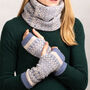 Knitted Snood Fair Isle Pattern, thumbnail 5 of 12