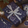 Blue And Gold Christmas Wrapping Set, thumbnail 3 of 3