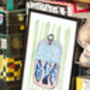 Sardines à L'huile Illustrated Art Print, thumbnail 2 of 6