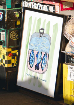 Sardines à L'huile Illustrated Art Print, 2 of 6