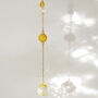 Mini Yellow Agate And Citrine Crystal Suncatcher 15cm, thumbnail 1 of 2