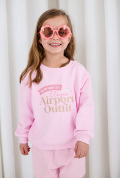 'Airport Outfit' Personalised Embroidered Sweatshirt, 8 of 10