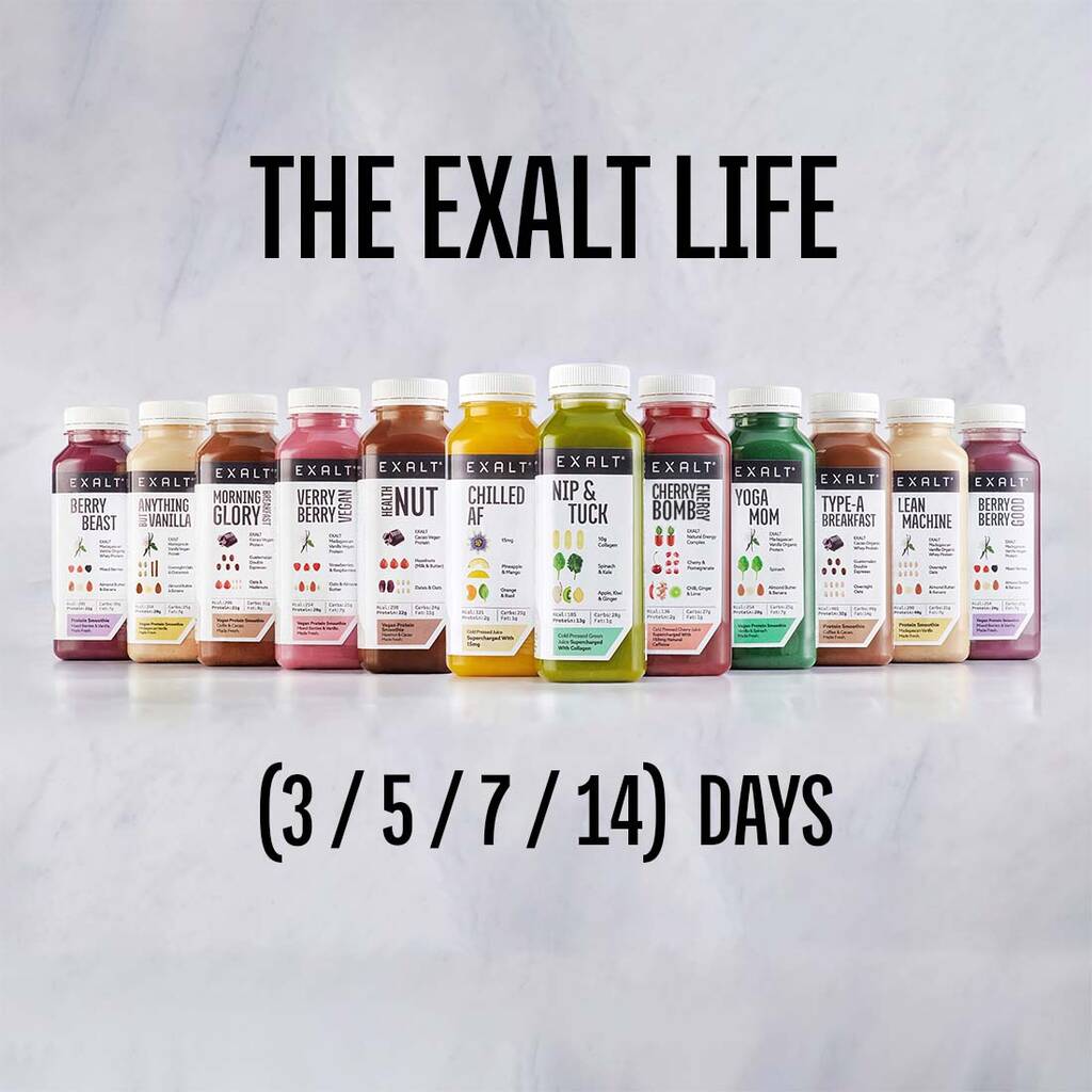 'Exalt Life' Protein Smoothie And Cold Press Juice Plan, 1 of 10