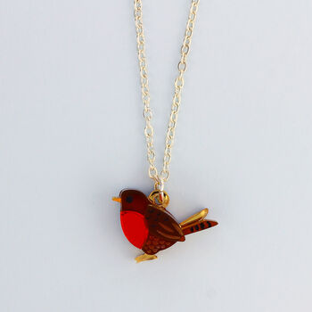 Robin Charm Necklace, 2 of 7