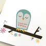 Pack Of 12 Personalised Owl Cards, thumbnail 4 of 5