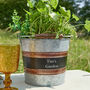 Personalised Large Garden Planter Bucket, thumbnail 1 of 8