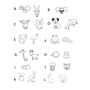 Children's Alphabet Animal Santa Sack, thumbnail 3 of 4